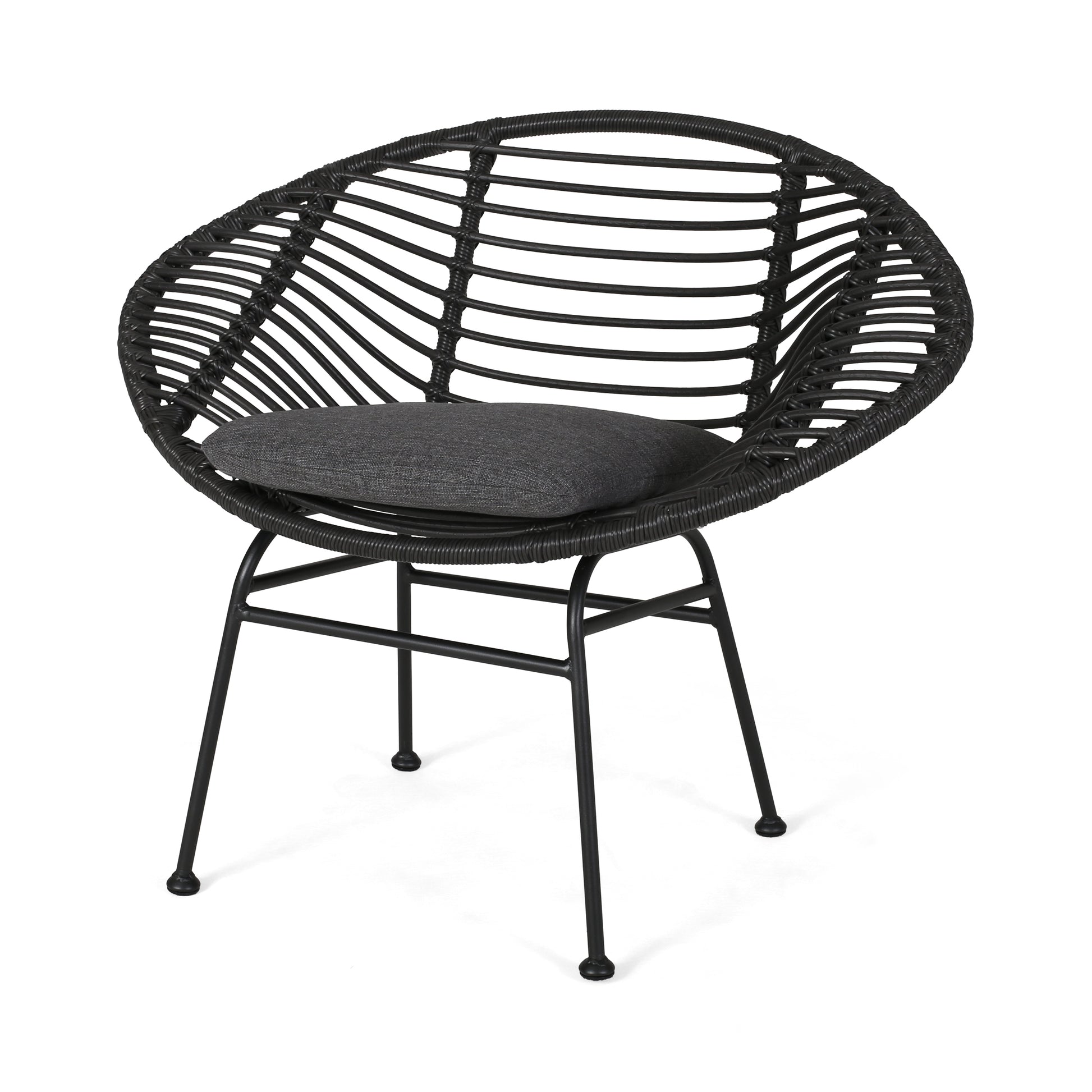 San Antonio Chair Grey Iron Plastic