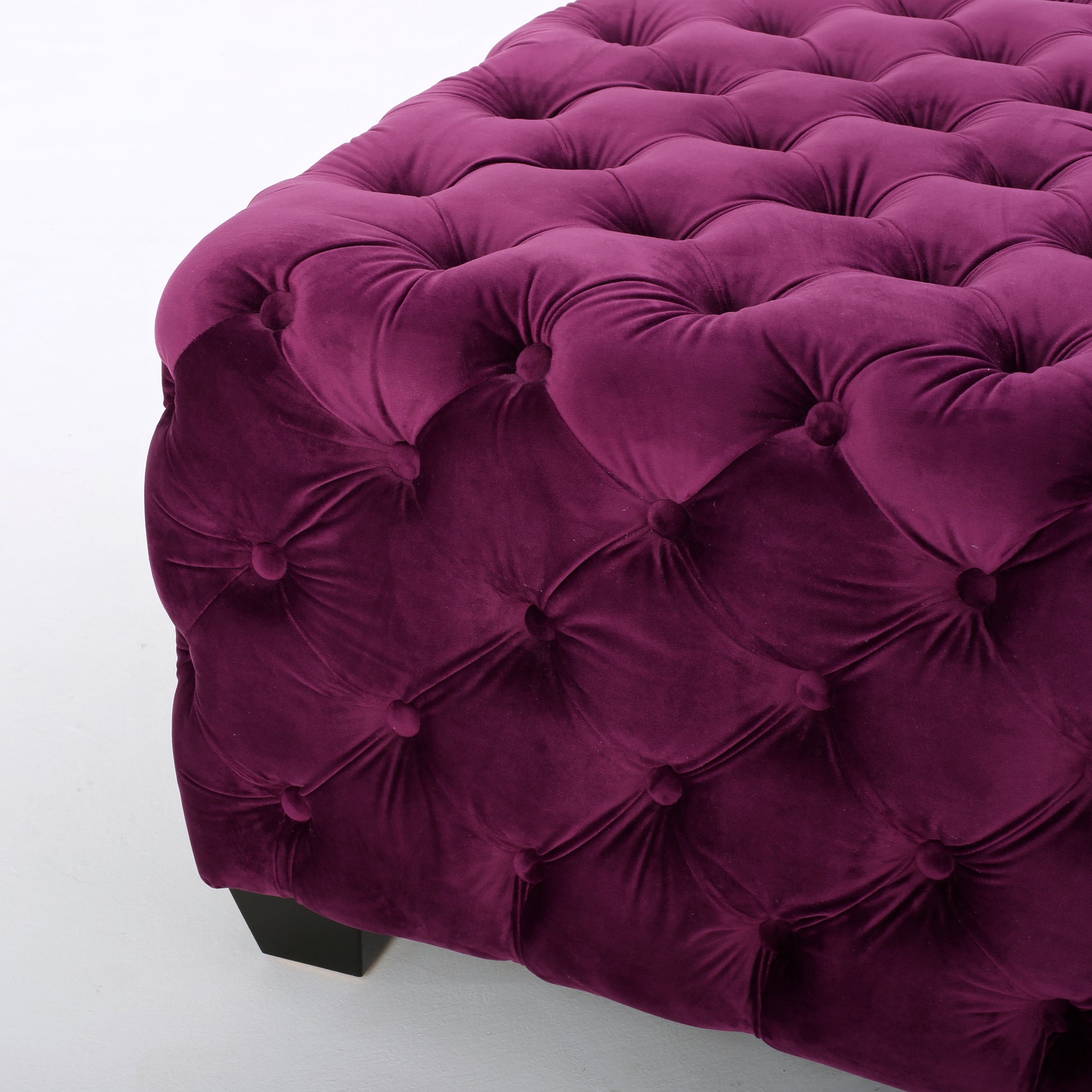 Ottoman Fuchsia Velvet