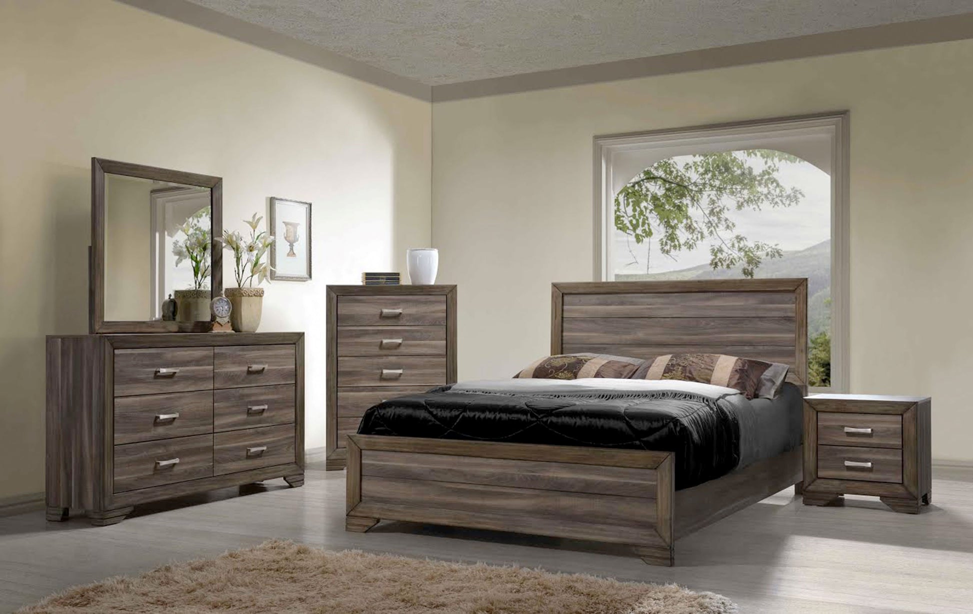brown gray dresser Ashley Blairhurst Light Grayish Brown Dresser