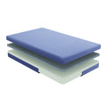 7Inch Full Mattress And Pillow Setfabric Gel Infused Memory Foam Mattress, Blue, Mattress In A Box Blue Bedroom Foam Full