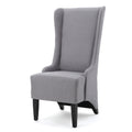 Dining Chair Light Grey Fabric