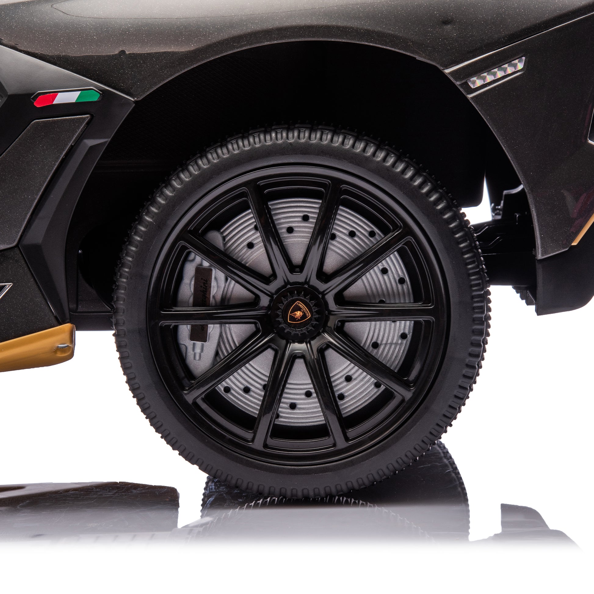 12V Kids Ride On Car W Parents Remote Control,Licensed Lamborghini Aventador Xago,Hydraulic Pressure Door,Slow Start,Early Education,Bluetooth,Adjustable Volume,Mp3,Usb,Led Lights For Kids Aged 2 4. Black 50 99 Lbs Polypropylene