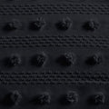 Clip Jacquard Comforter Set King Cal King King Black Polyester