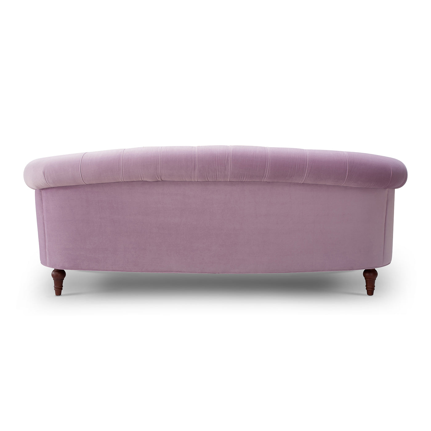 La Rosa Victorian Chesterfield Tufted Sofa, Lavender Velvet Lavender Purple Foam Velvet 3 Seat