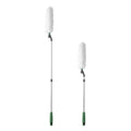 Long Handle Duster,Dust Collector With Extension Bar,Home Duster,Easy To Use And Reusable,White White Microfiber