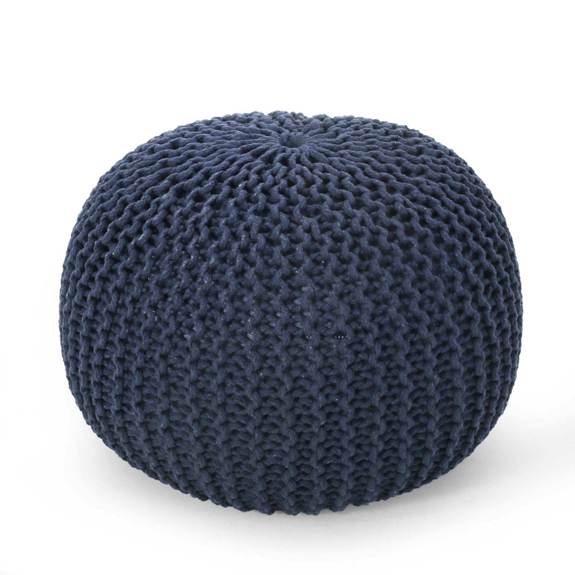 Moro Pouf Navy Cotton