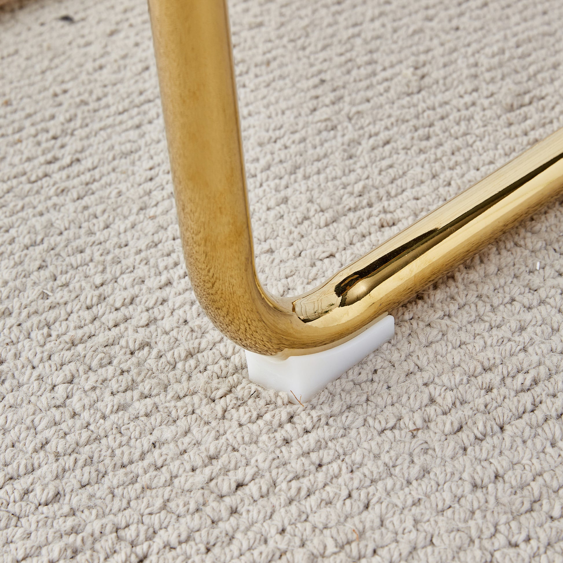 Table And Chair Set.Modern Rectangular Glass Dining Table With A Tempered Glass Tabletop And Metal Legs, Paired With Multiple Chairs Designed With Pu Cushions And Golden Metal Legs. Grey Gold Seats 6 Tempered Glass