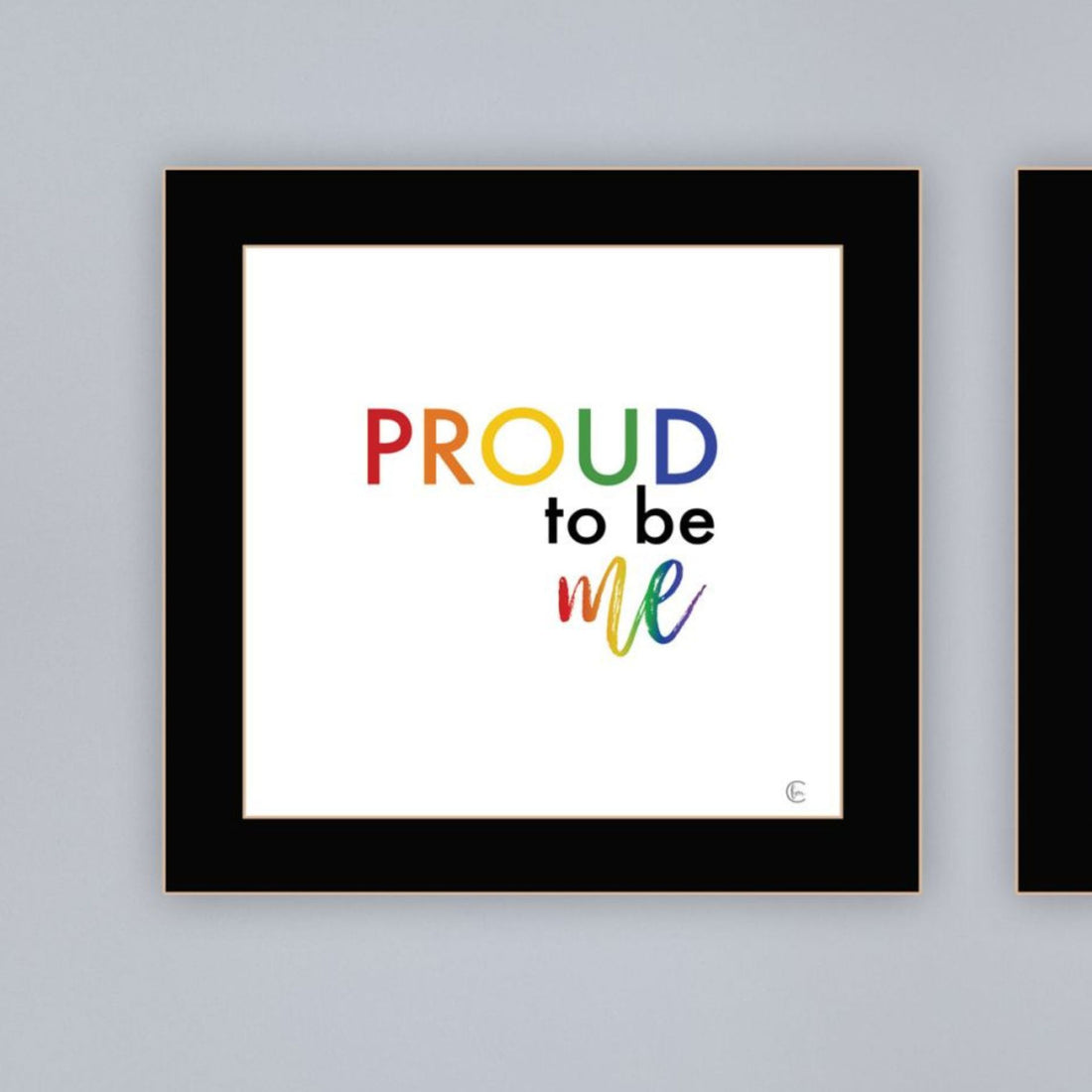 "Pride & Proud Of Yourself And Others " Framed Wall Art For Living Room, Wall Art Print For Home Decor, Bedroom Wall Art By Fearfully Made Creations Multicolor Wood Paper