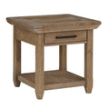 Riverdale End Table Brown Brown Wood