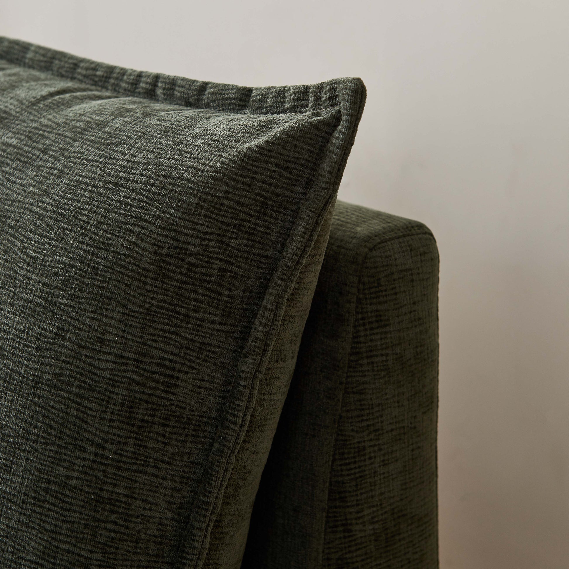 Modern Upholstered Chair Leisure Sofa Lounge Chair Removable Pillow Armless Accent Chair For Living Room, Bedroom, Corner Chair, Backrest Adjustable Fore And After Green Wood Medium Soft Foam Chenille 1 Seat