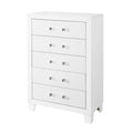 Omoda White Chest White Rubber Wood