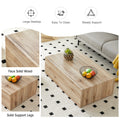 Modern Mdf Coffee Table With Wood Texture Pattern 39.3X23.6X11.8 Inches Stylish And Durable Design Wood Mdf