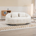 Coolmore Bean Bag Sofa Lazy Sofa Durable Comfort Lounger High Back Bean Bag Chair Couch For Adults And Kids, Indoor & Outdoor, Accent Floor Soft Lounge Chair Beige Chenille Beige Foam Chenille 2 Seat