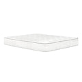 Premium 9 In. Medium Pocket Bed In A Box Spring Mattress Queen Size, White White Bedroom Contemporary Foam Polyester Queen