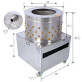 Chicken Plucker, 20Inch Barrel Diameter De Feather Remover Poultry Machine,Heavy Duty Feather Plucking Machine Silver Stainless Steel