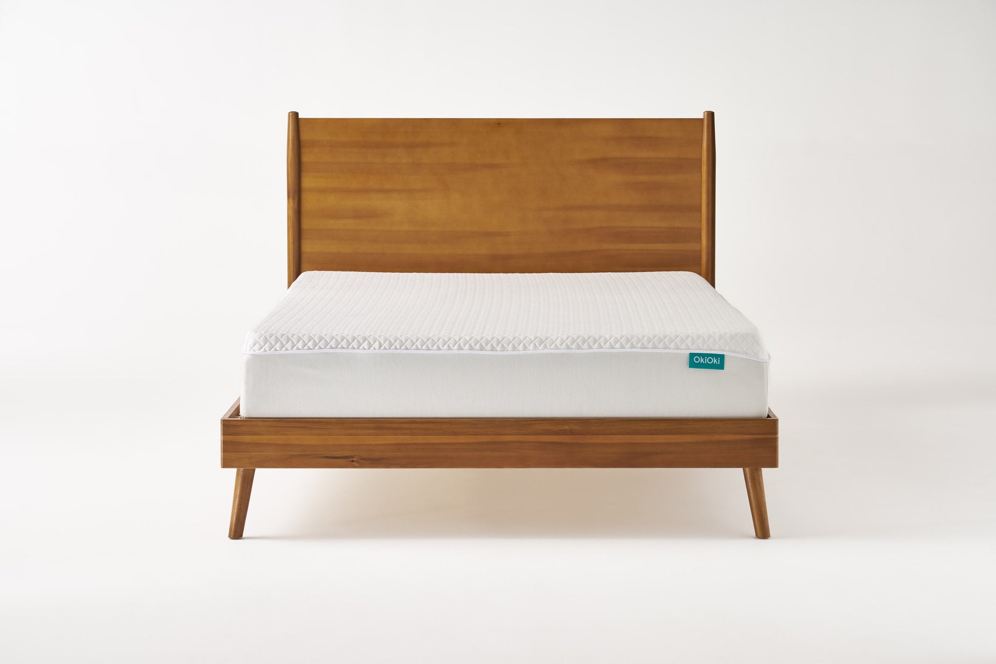 Full Bed Full Natural Acacia Wood