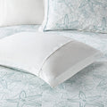 Duvet Cover Mini Set White Full Queen Queen Multicolor Cotton