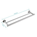 23.6'' Towel Bar Wall Mounted Brushed Nickel Stainless Steel