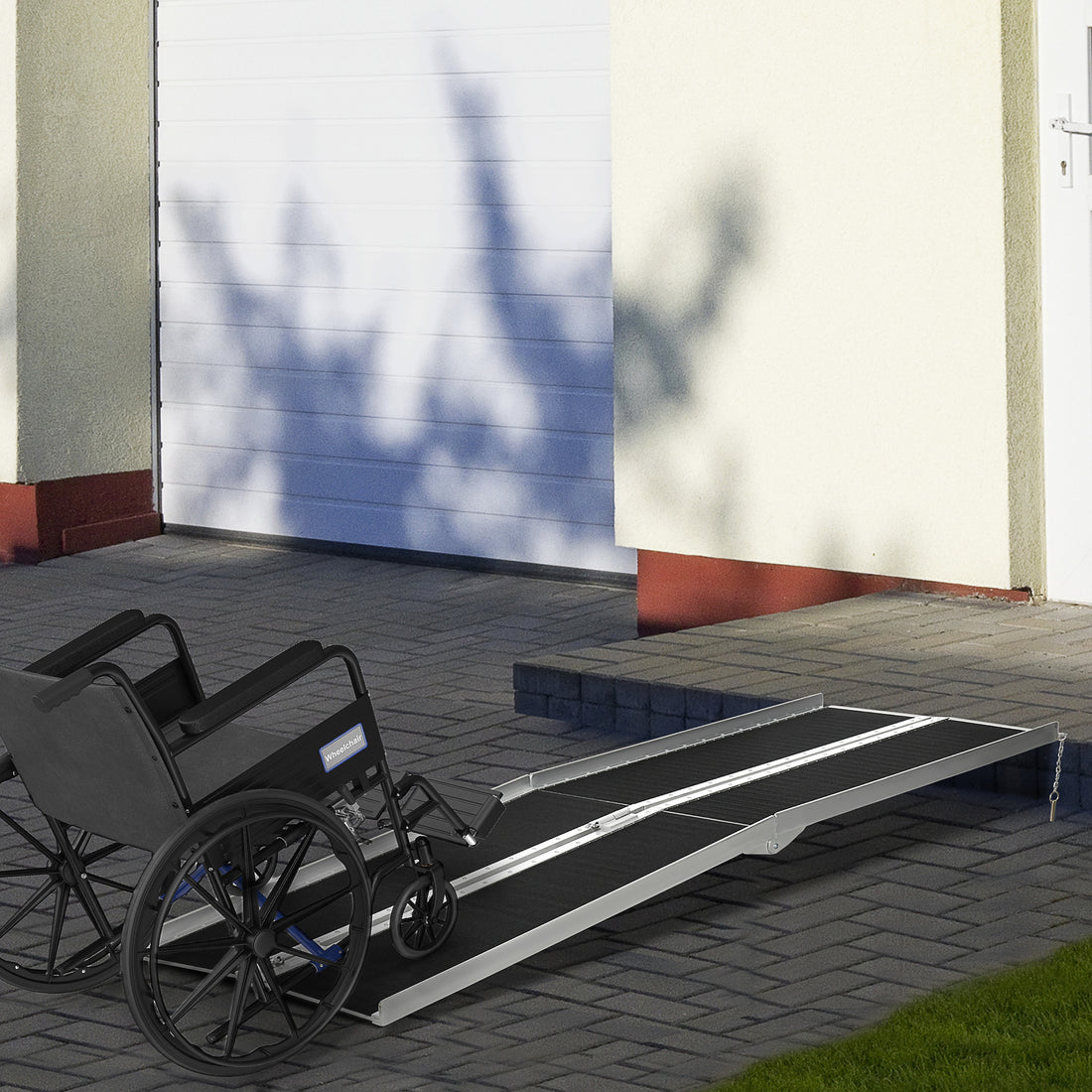 Homcom Portable Wheelchair Ramp For Home,