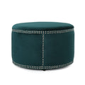 Ottoman Teal Velvet