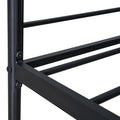 Full Size Metal House Bed With Trundle, Black Full Black Metal