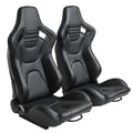 Racing Seat Black Vinyl