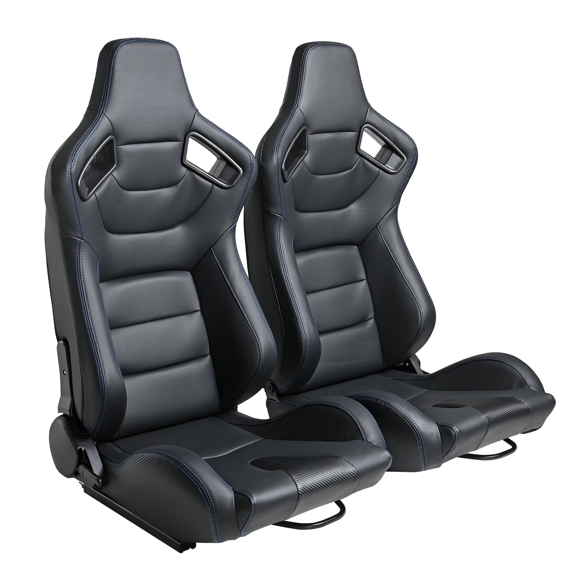 RACING SEAT black-vinyl