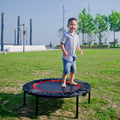 40 Inch Mini Exercise Trampoline For Adults Or Kids Indoor Fitness Rebounder Trampoline With Safety Pad Max Black Steel