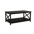 Coffee Table Oxford End Table Black Color Black Mdf