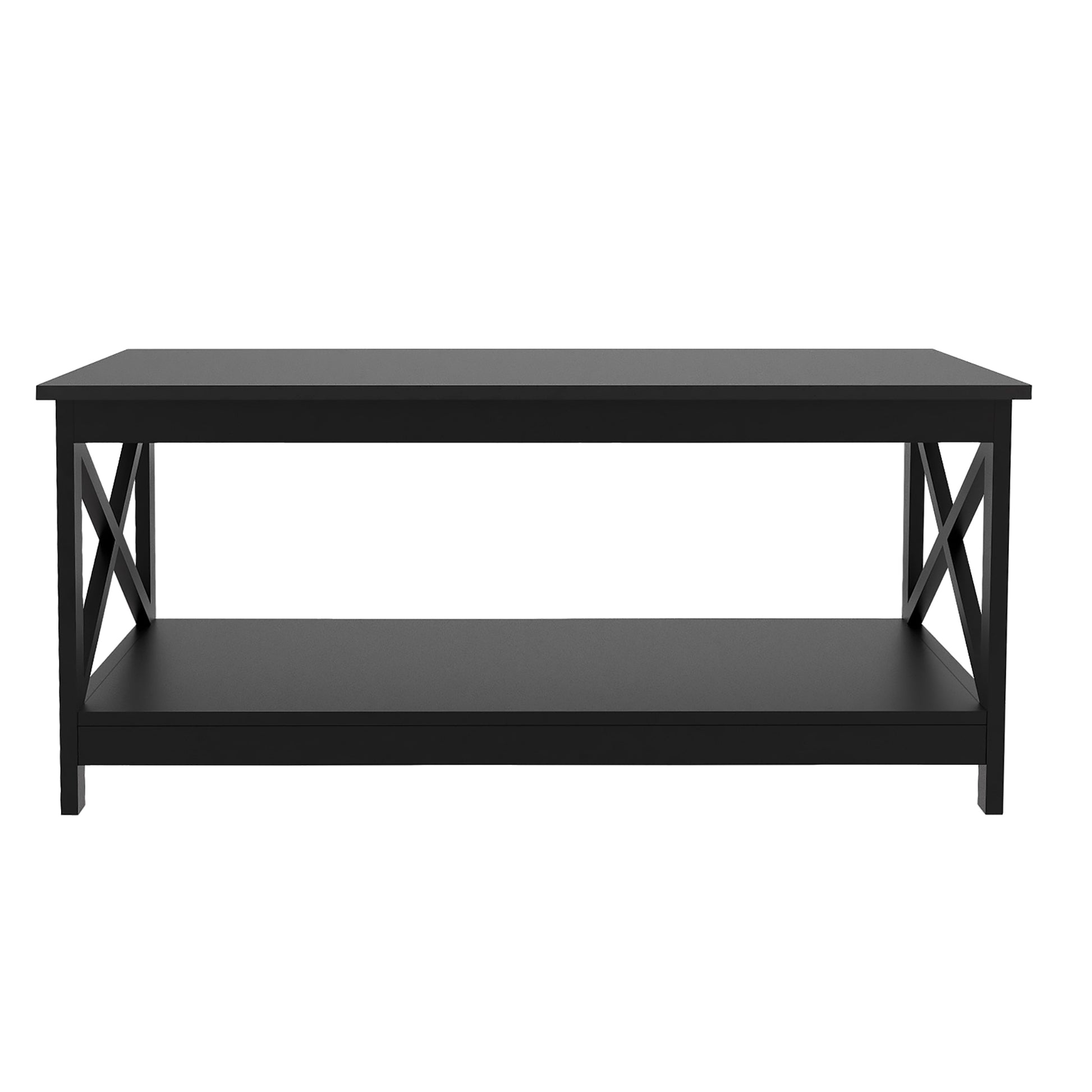 Coffee Table Oxford End Table Black Color Black Mdf