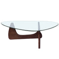 Home Modern Triangle Coffee Table Coffee Solid Wood