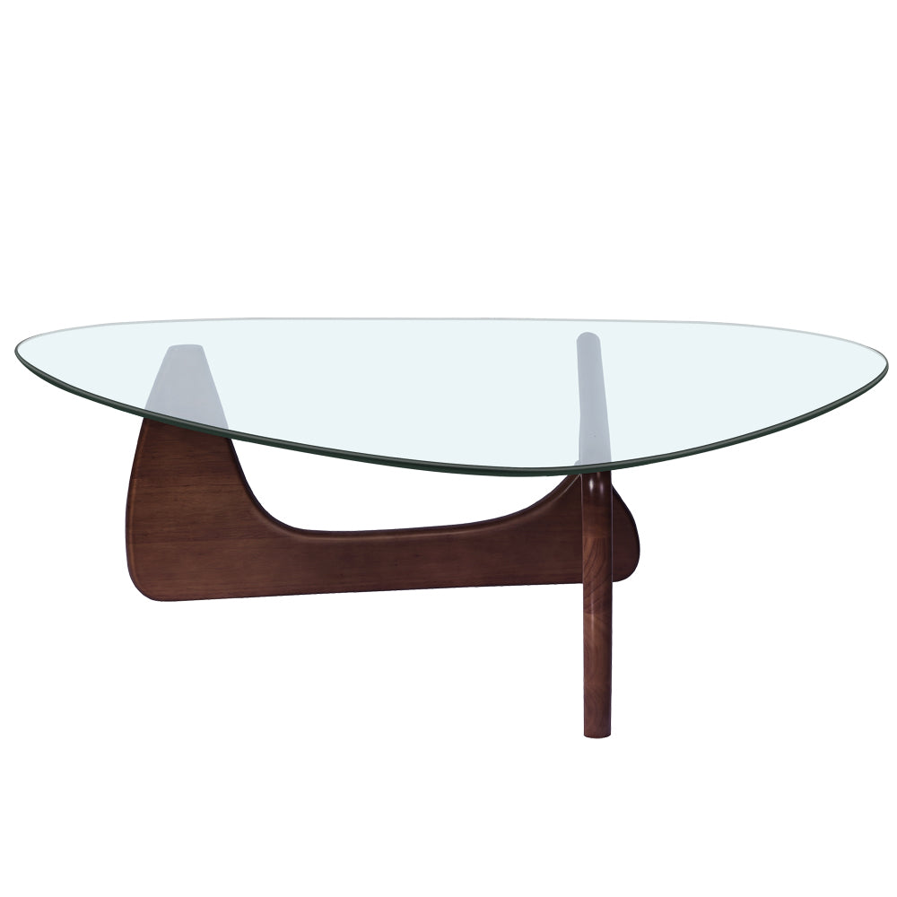 Home Modern Triangle Coffee Table Coffee Solid Wood