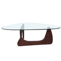 Home Modern Triangle Coffee Table Coffee Solid Wood