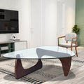 Home Modern Triangle Coffee Table Coffee Solid Wood