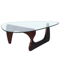 Home Modern Triangle Coffee Table Coffee Solid Wood