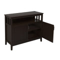 Kitchen Storage Sideboard And Buffet Server Cabinet Brown Color Brown Mdf