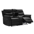 2 Seater Motion Sofa Black Pu W22343699 K2553P167004 Black Pu