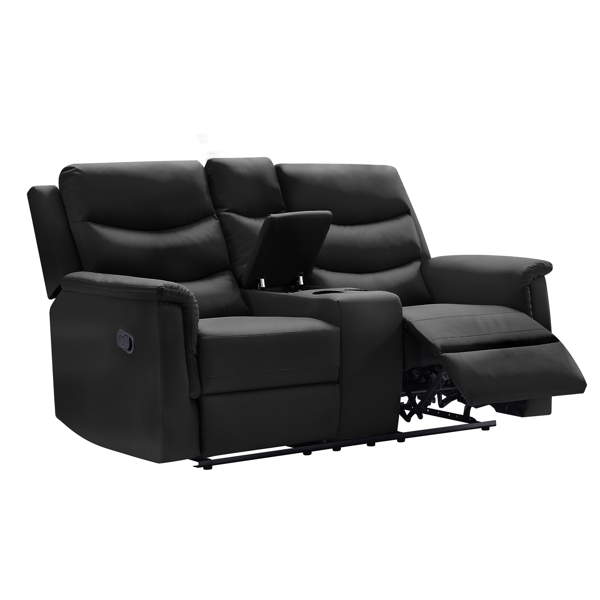 Motion Sofa 3 2 Black Pu K2553S00004 W223S00579 Black Pu 5 Seat