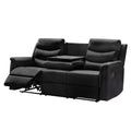 3 Seater Motion Sofa Black Pu W22343698 K2553P167003 Black Pu 3 Seat