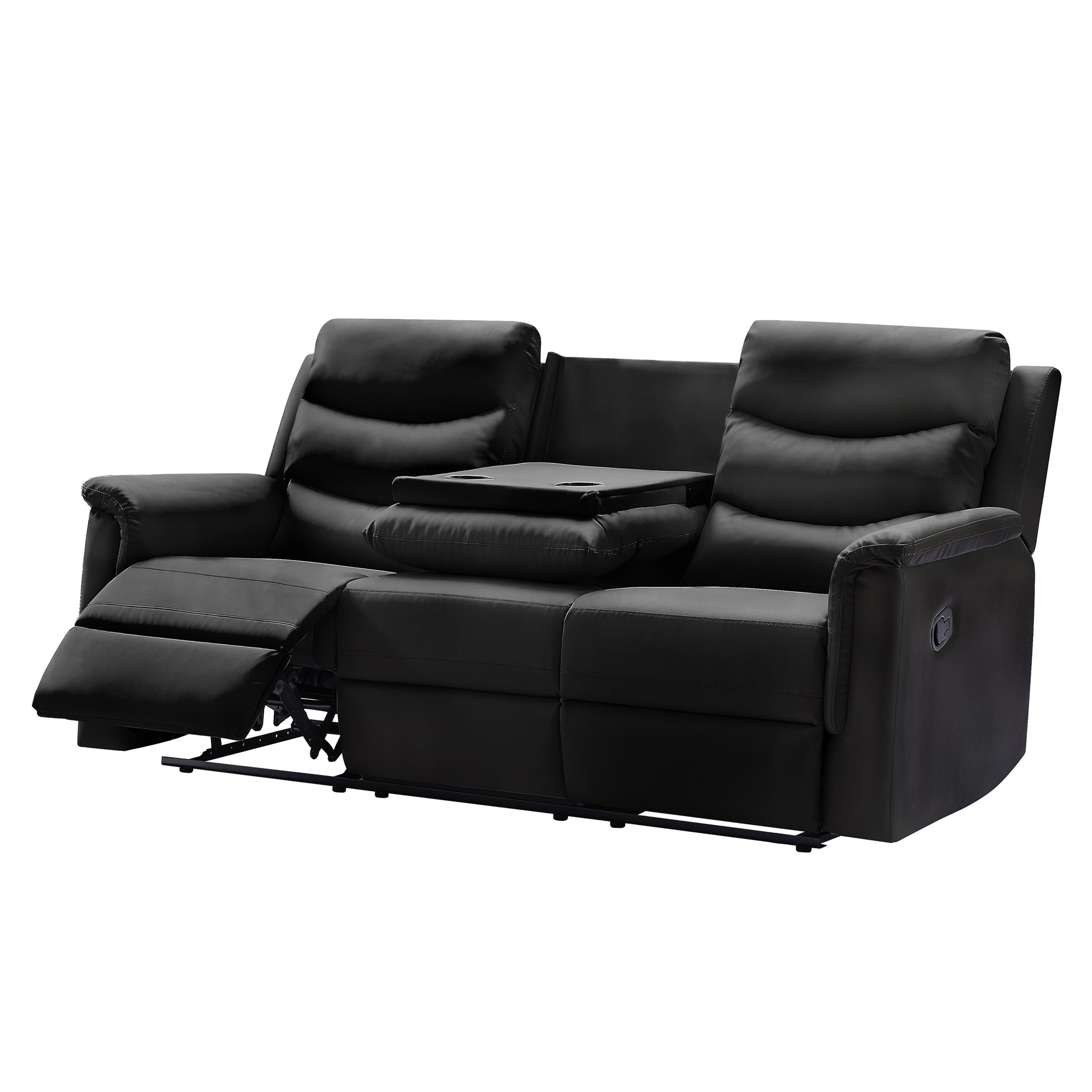 3 Seater Motion Sofa Black Pu W22343698 K2553P167003 Black Pu 3 Seat