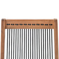 Folding Roping Wood Chair Natural Solid Wood