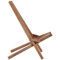 Folding Wood Chair Natural Solid Wood