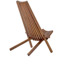 Folding Wood Chair Natural Solid Wood