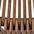 Folding Wood Chair Natural Solid Wood