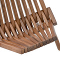 Folding Wood Chair Natural Solid Wood