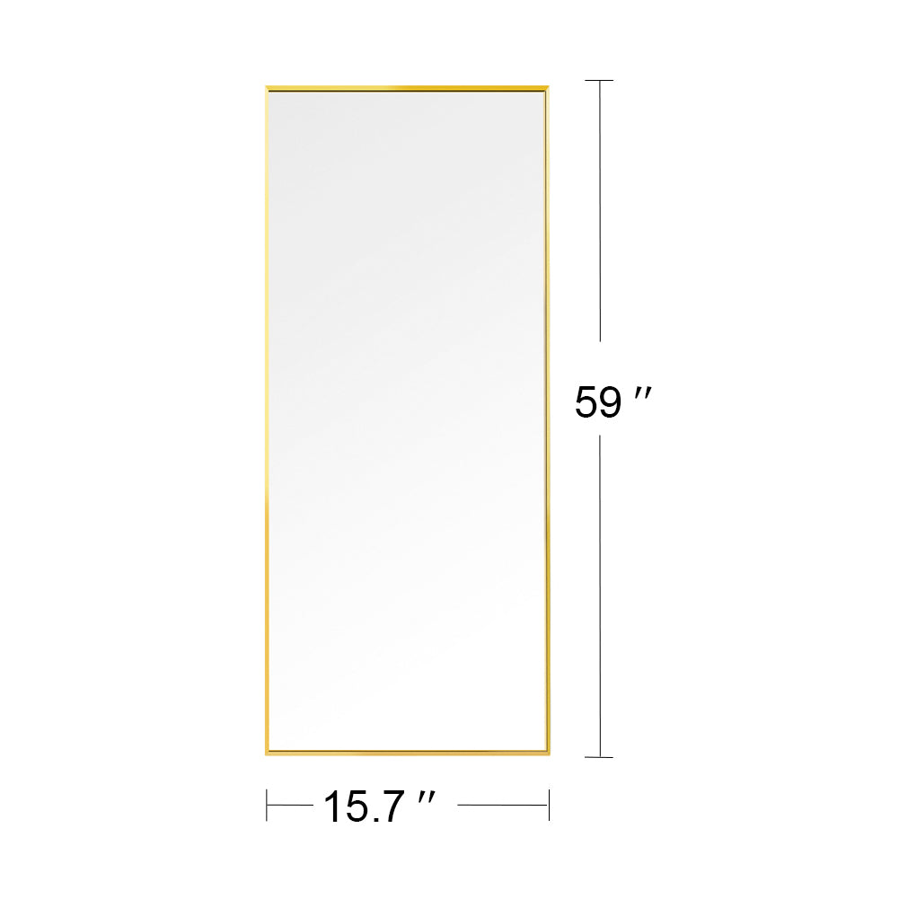 Miro 1500 400 g Full Length Mirror Floor Mirror gold-glass