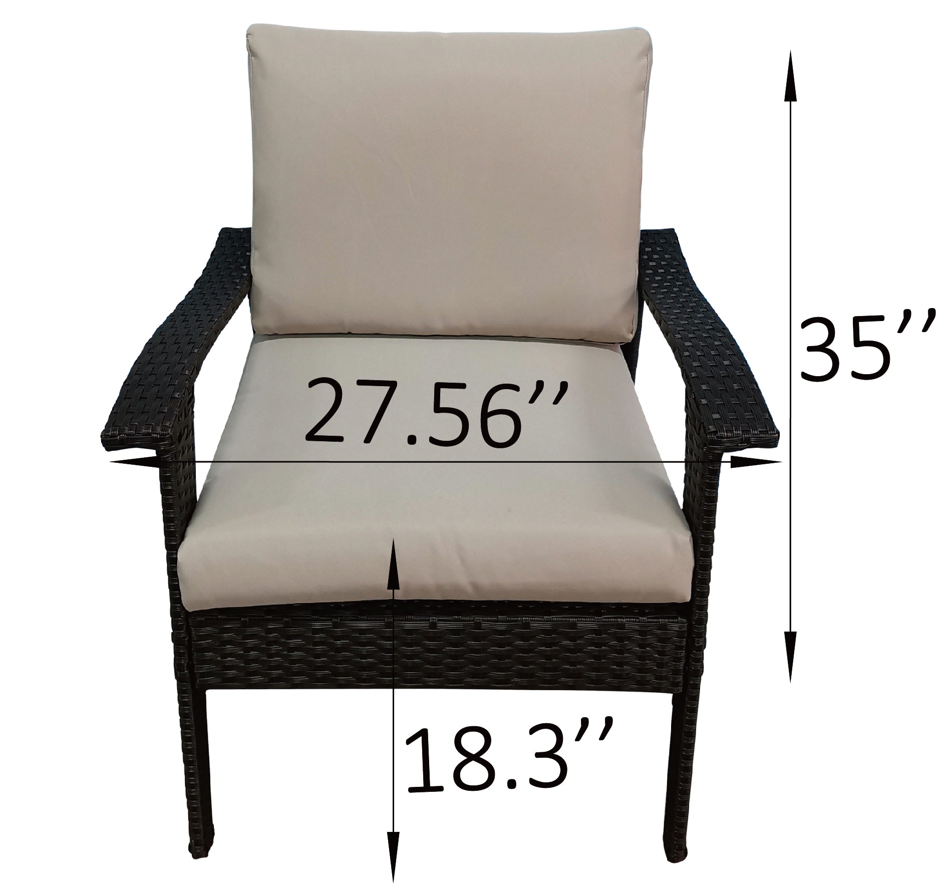 Outdoor Patio Lounge Chairs Rattan Wicker Patio Chaise Lounges Chair Patio Lounger Furniture With 5 Level Adjustable Backrest & Removable Cushioned Seating For Garden Poolside Patio Pool Beach Lounge Brown Rattan