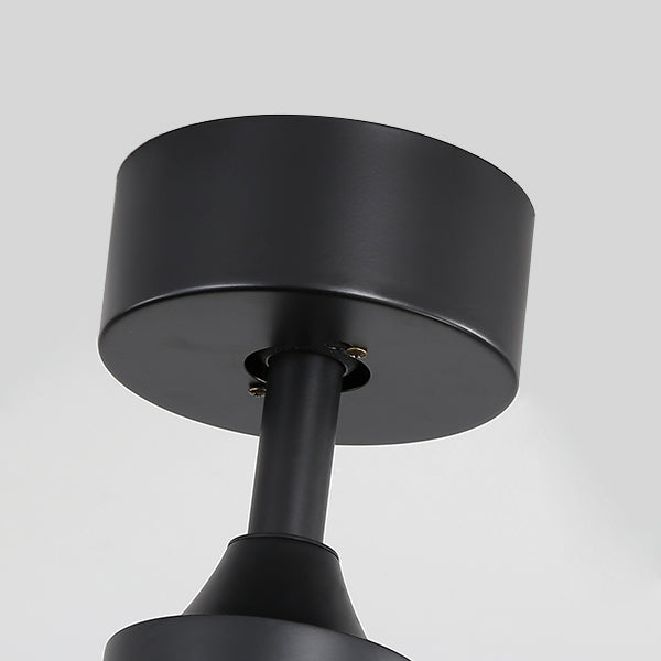 60 Inch Ceiling Fan With Lights 3 Solid Wood Fan Blade black-metal & wood