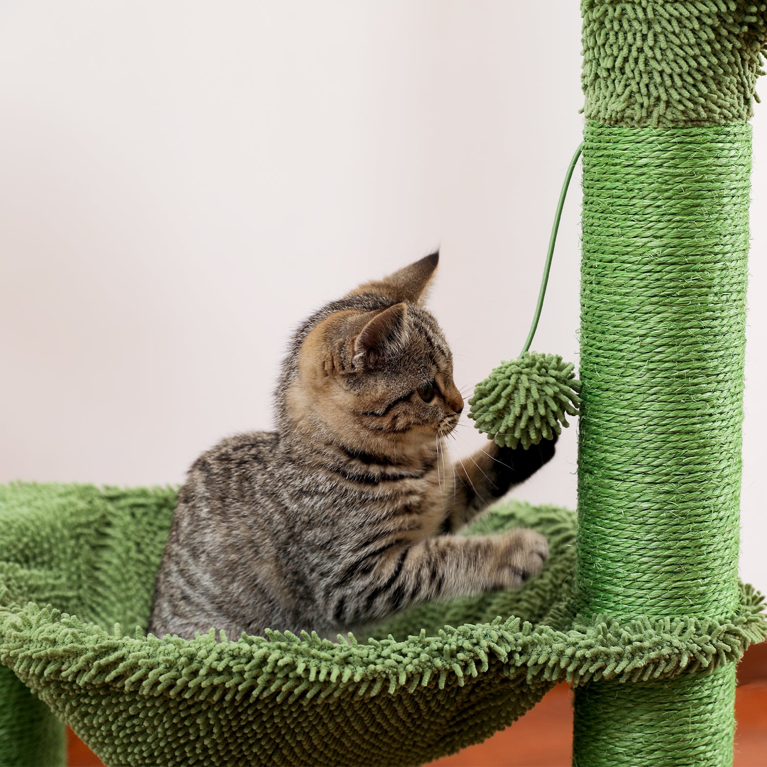 Cactus Cat Tree Cat Scratching Post with Hammock