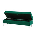 Dark Green Leisure Stool Green Velvet